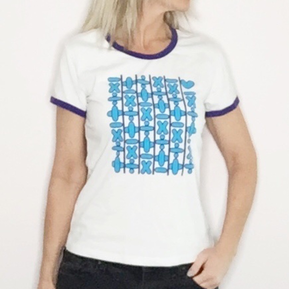 SHAN LOVE | Purple ringer graphic tee